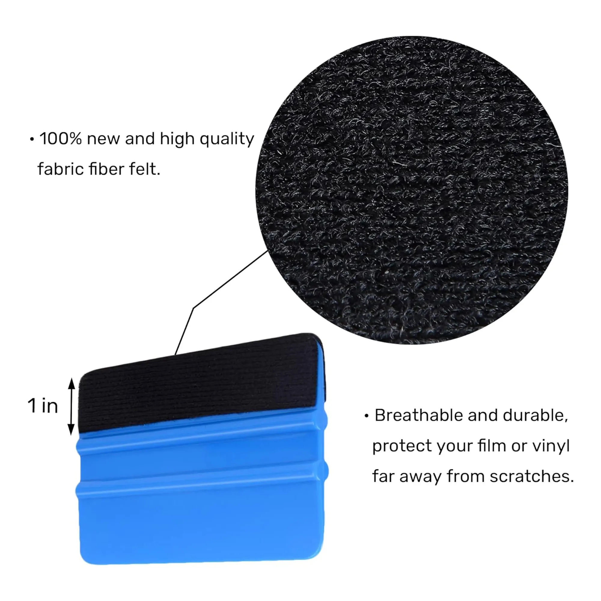 Plastic Felt Edge  Squeegee 1