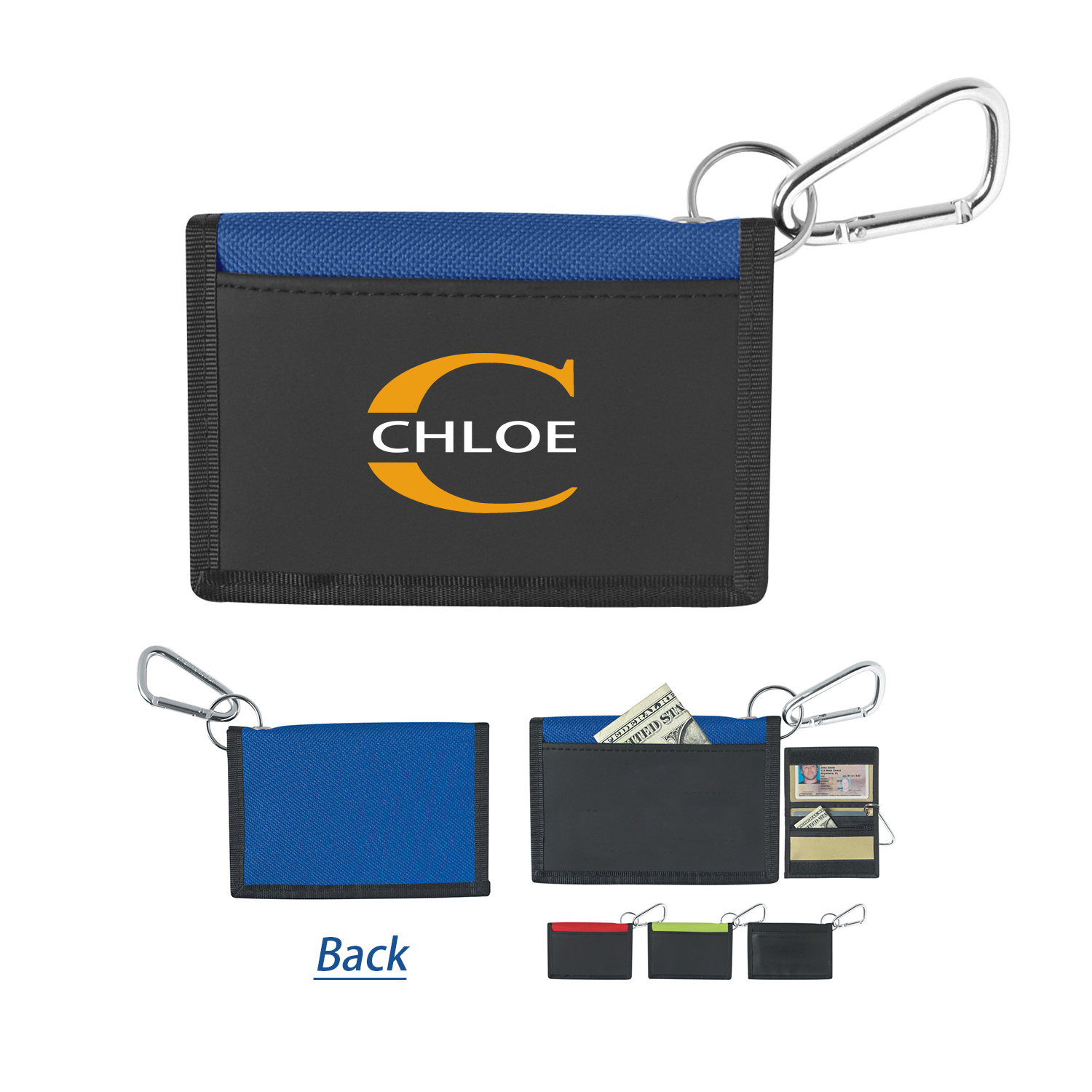 Wallet With Carabiner 2