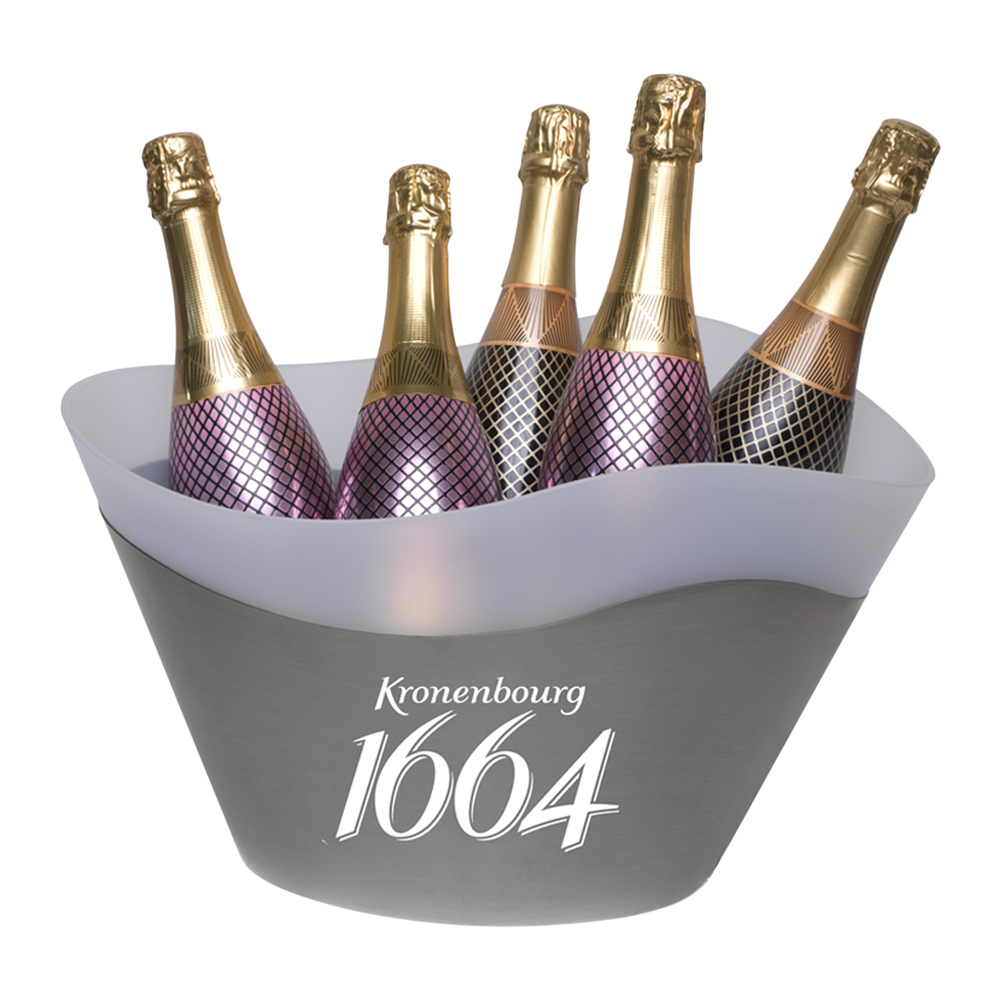 Half Metal LED Ice Bucket 6