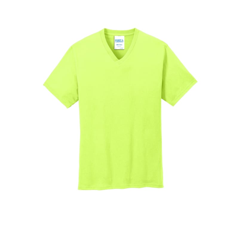 Port & Company Core Cotton V-Neck Tee. 85