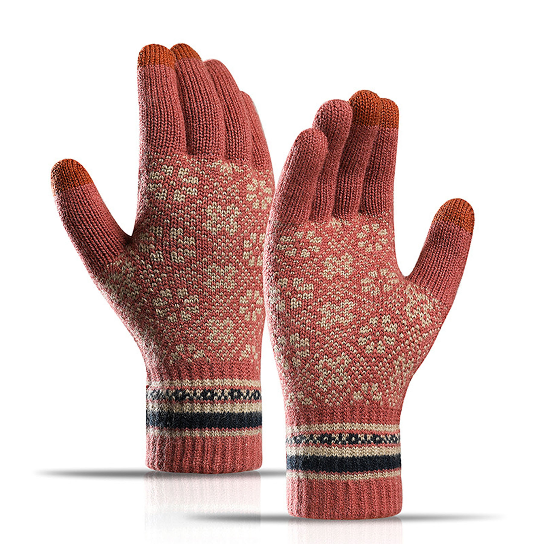 New Jacquard Touch Screen Gloves 6