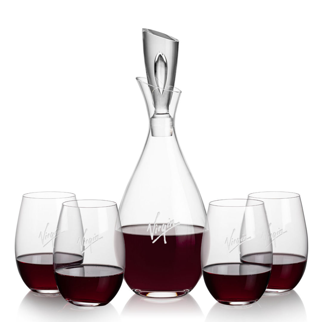 Juliette Decanter & Laurent Stemless Wine 7