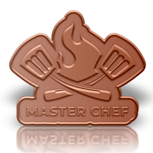 Solid Iron Lapel Pin with Dual Plating 7