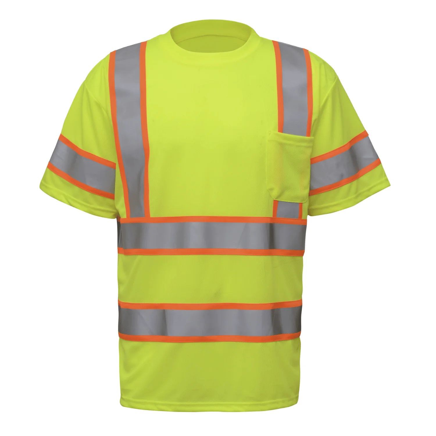 rPET Class 3 Two Tone Safety T-Shirt W/ Pocket 5
