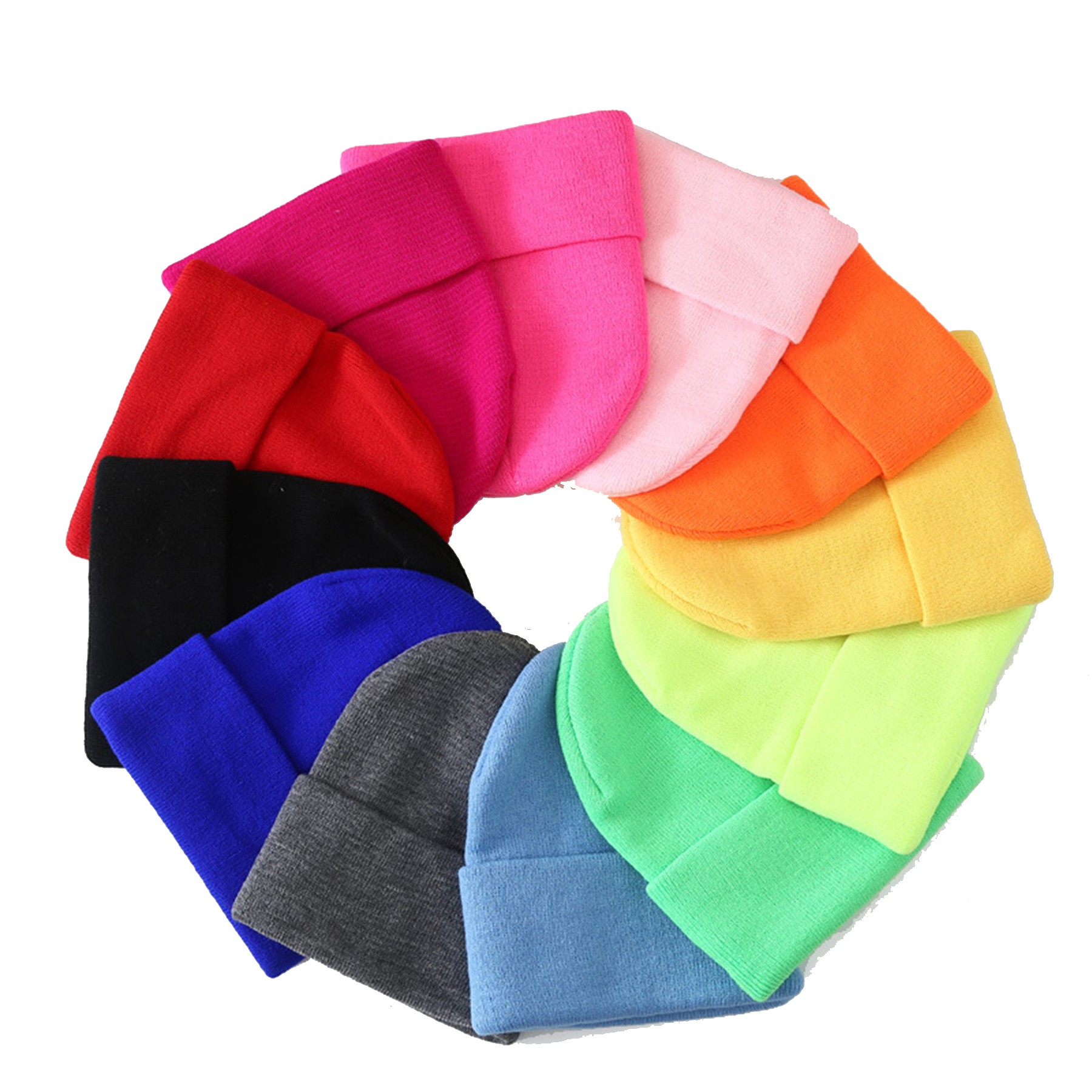 Solid Color Warm Hip Hop Hat 14