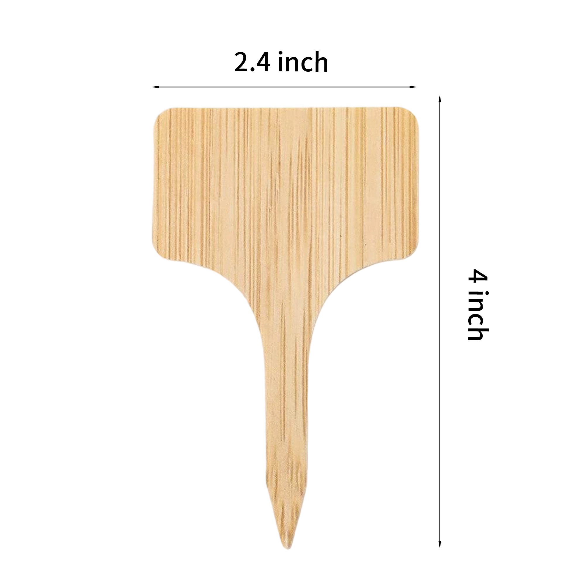 Bamboo Garden Plant Marker 4" x 2.4" 2