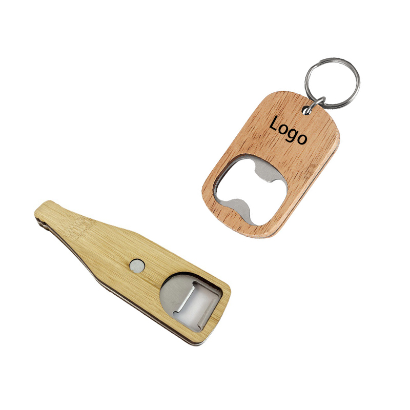 2 in 1 Custom Shape Wooden Key Pendant and Bottle Opener 4