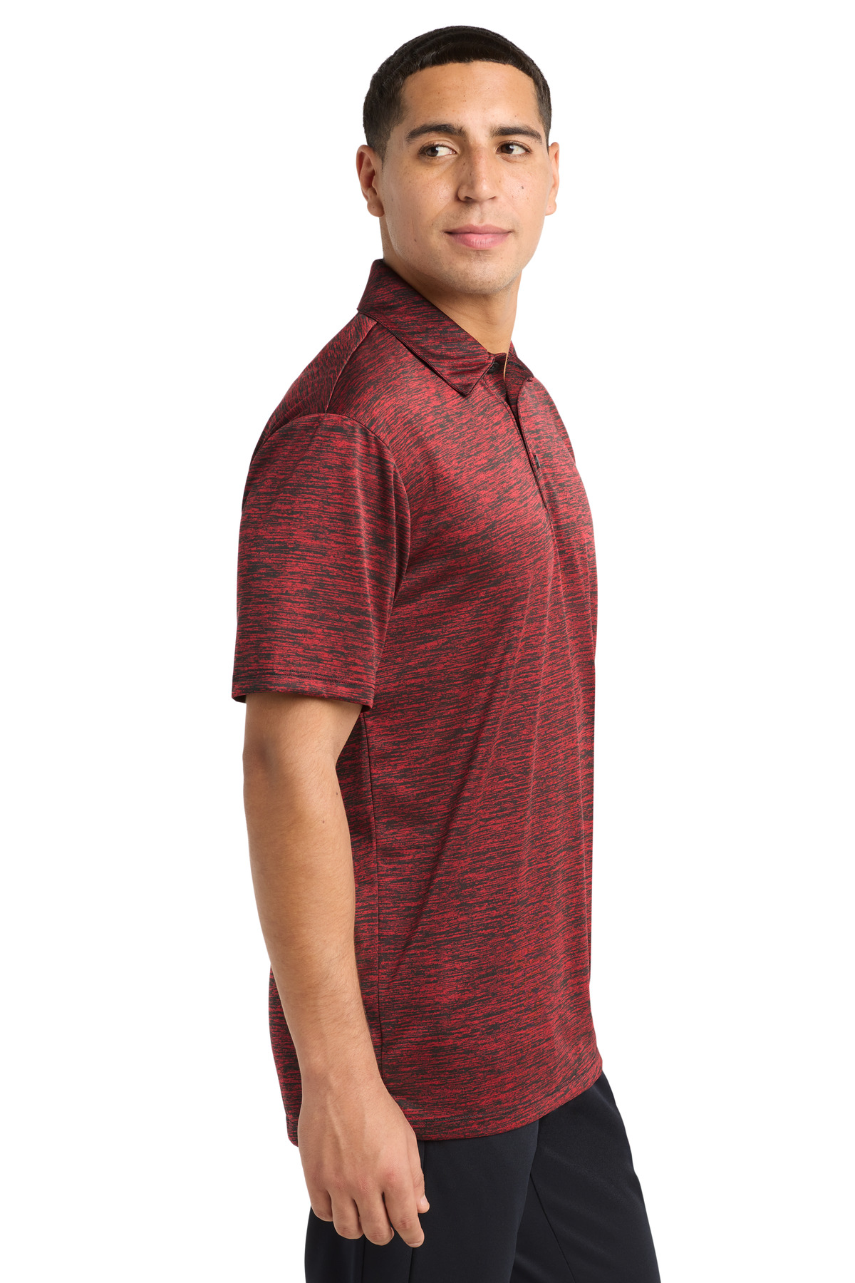 Sport-Tek PosiCharge Electric Heather Polo. ST590 75