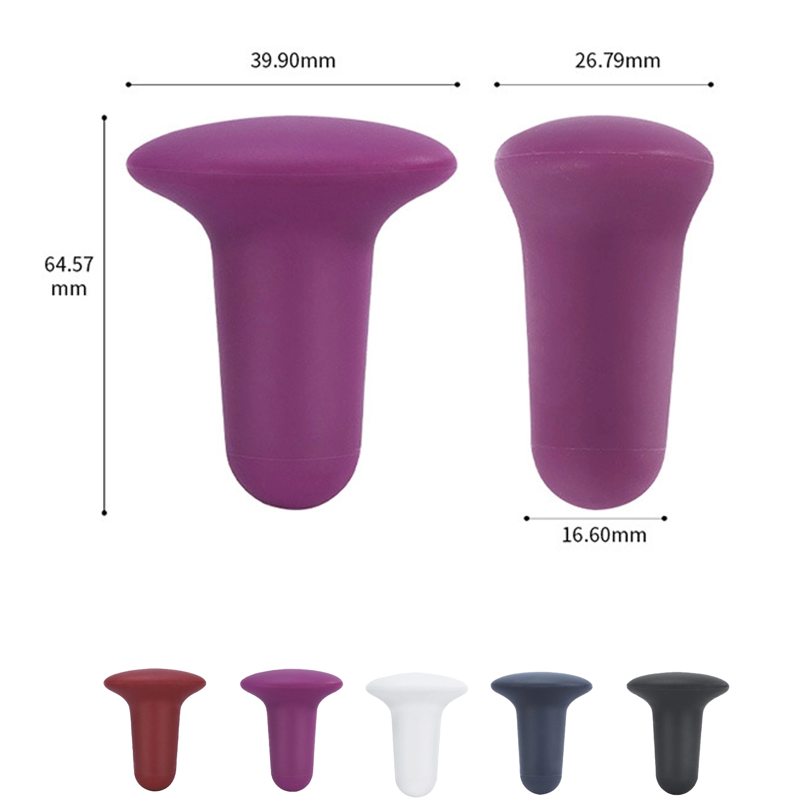 Reusable Silicone Wine bottle Plug 3