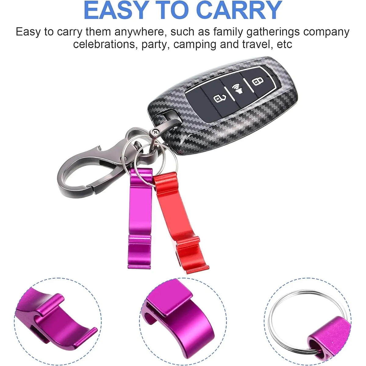 Custom Personalized Colored Souvenir Keychains Bottle Opener 4
