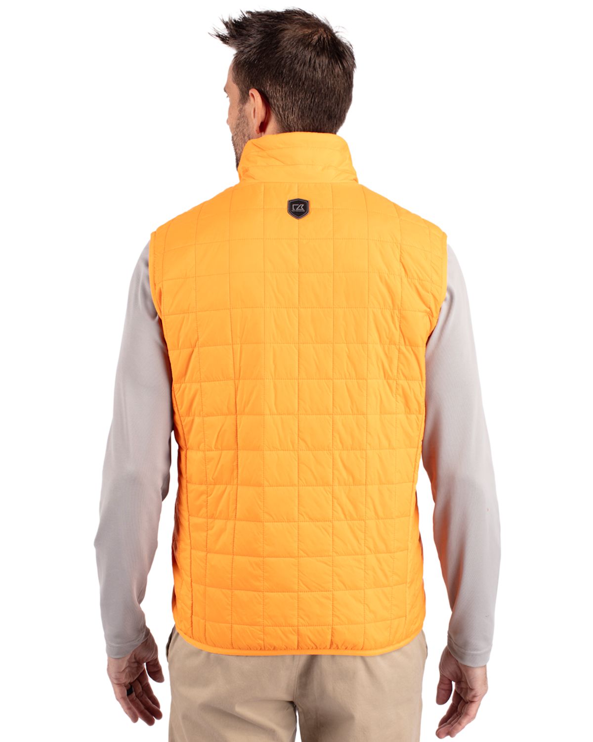 Cutter & Buck Rainier Recycled Insulated Puffer Mens Full Zip Vest 40