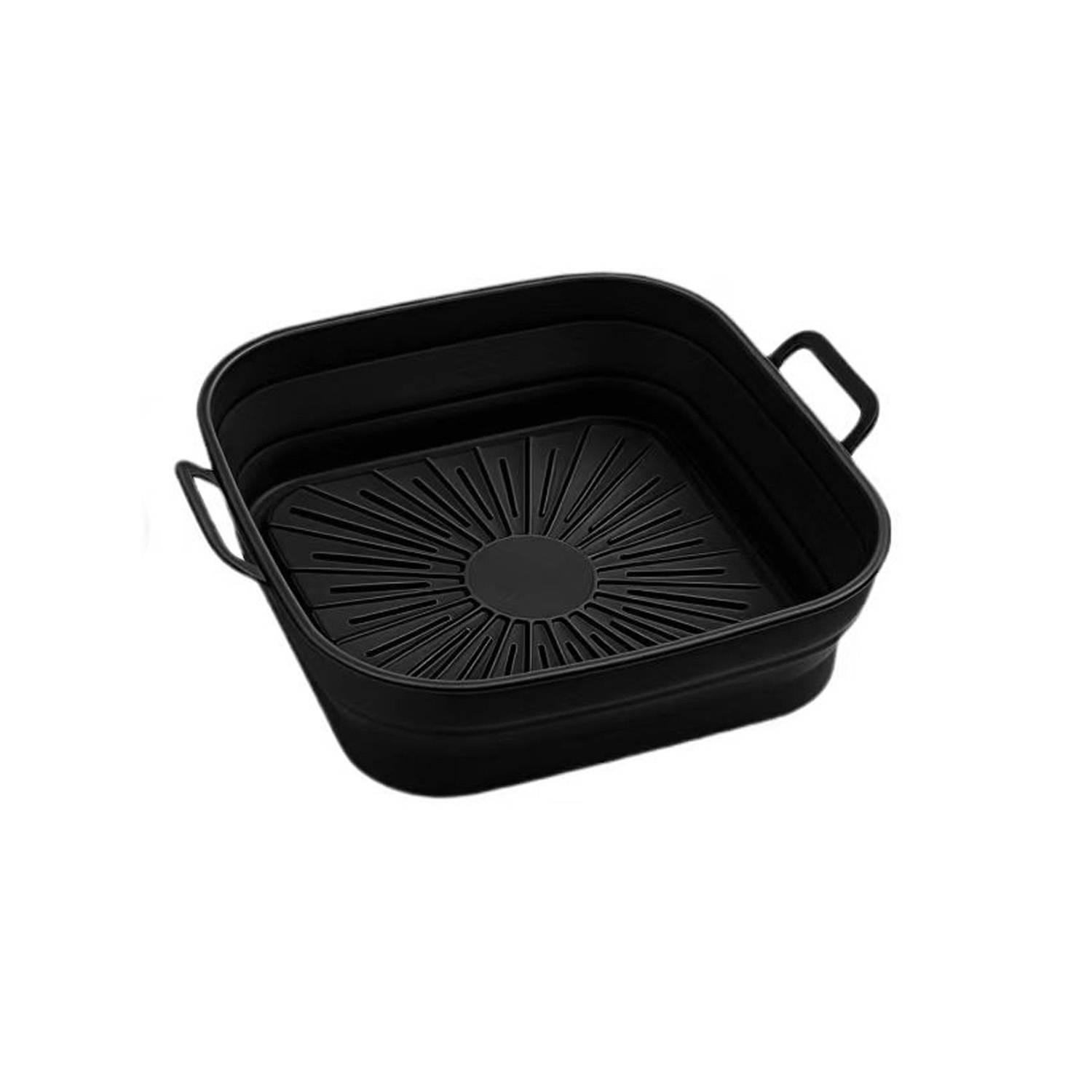 Foldable Silicone Air Fryer Liner – Odorless & Reusable 4