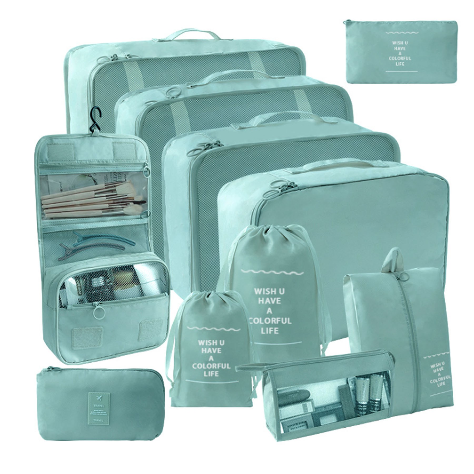 11 Piece Travel Packing Cube Set 6