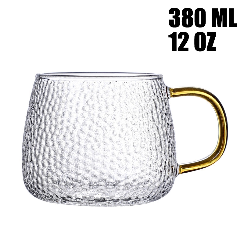 12/14 OZ. Glass Tea Coffee Mug & Office Drink Gift Cup 10