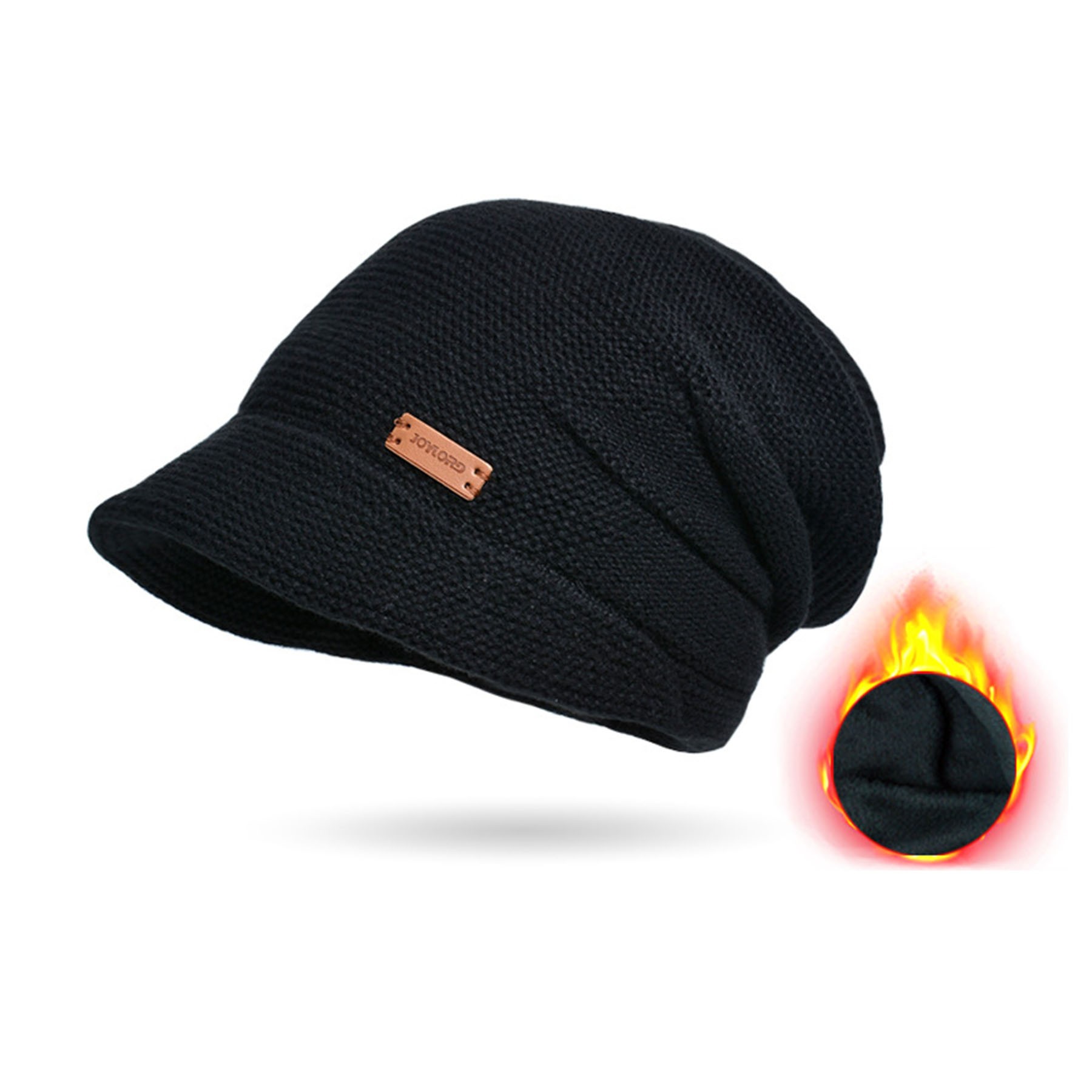 Warm Knit Cap W/ Ear Protection 3
