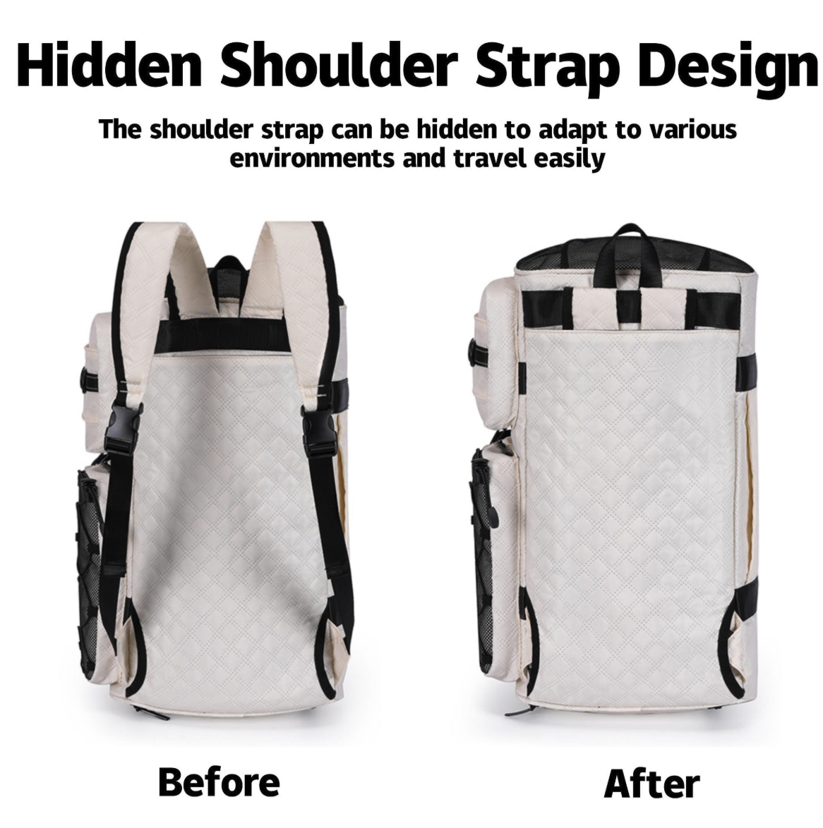 Workout Gym Backpack with Shoe Compartment Sports Duffel Bag 9