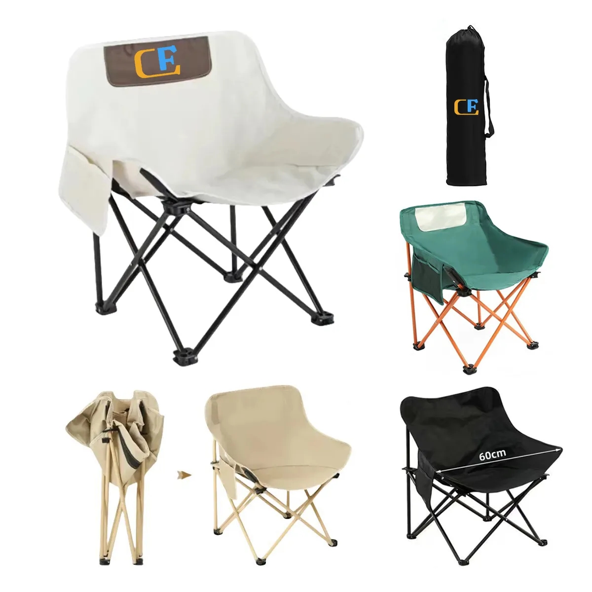Portable Compact Camping Folding Chair with Carry Bag 2