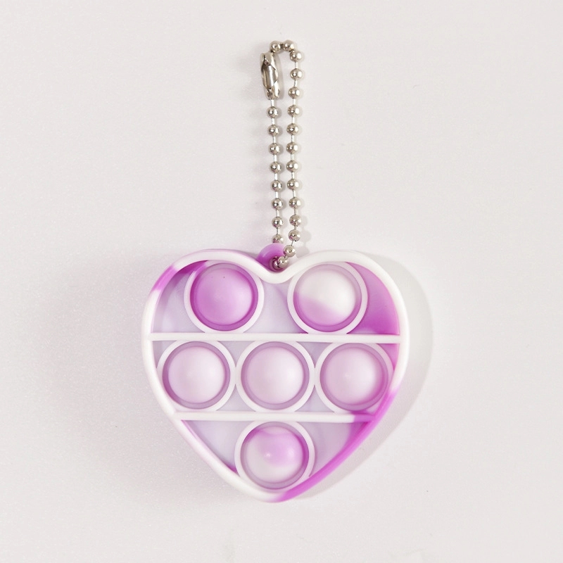 Mini Push Pop Bubble Toy Keychain 8