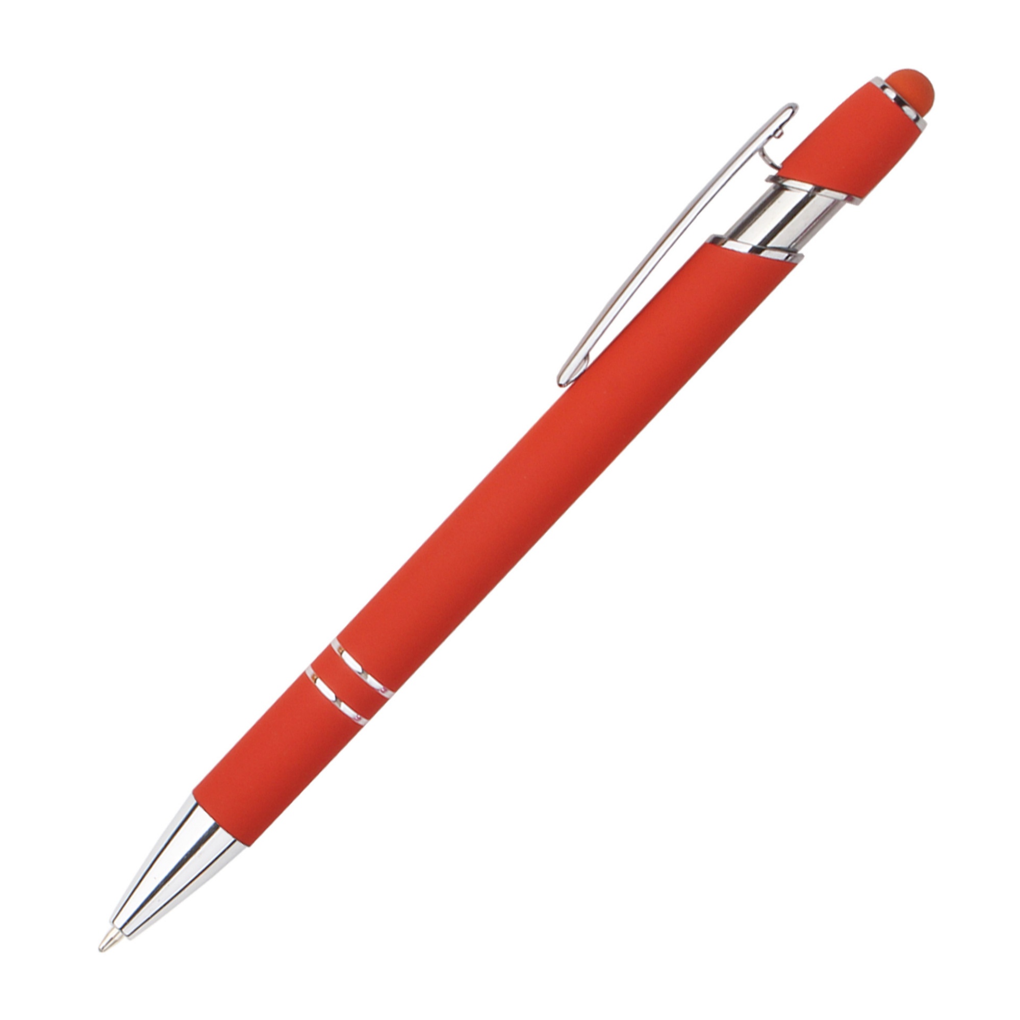 Stylus Tip Metal Ballpoint Pen 2-in-1 Retractable Design 22