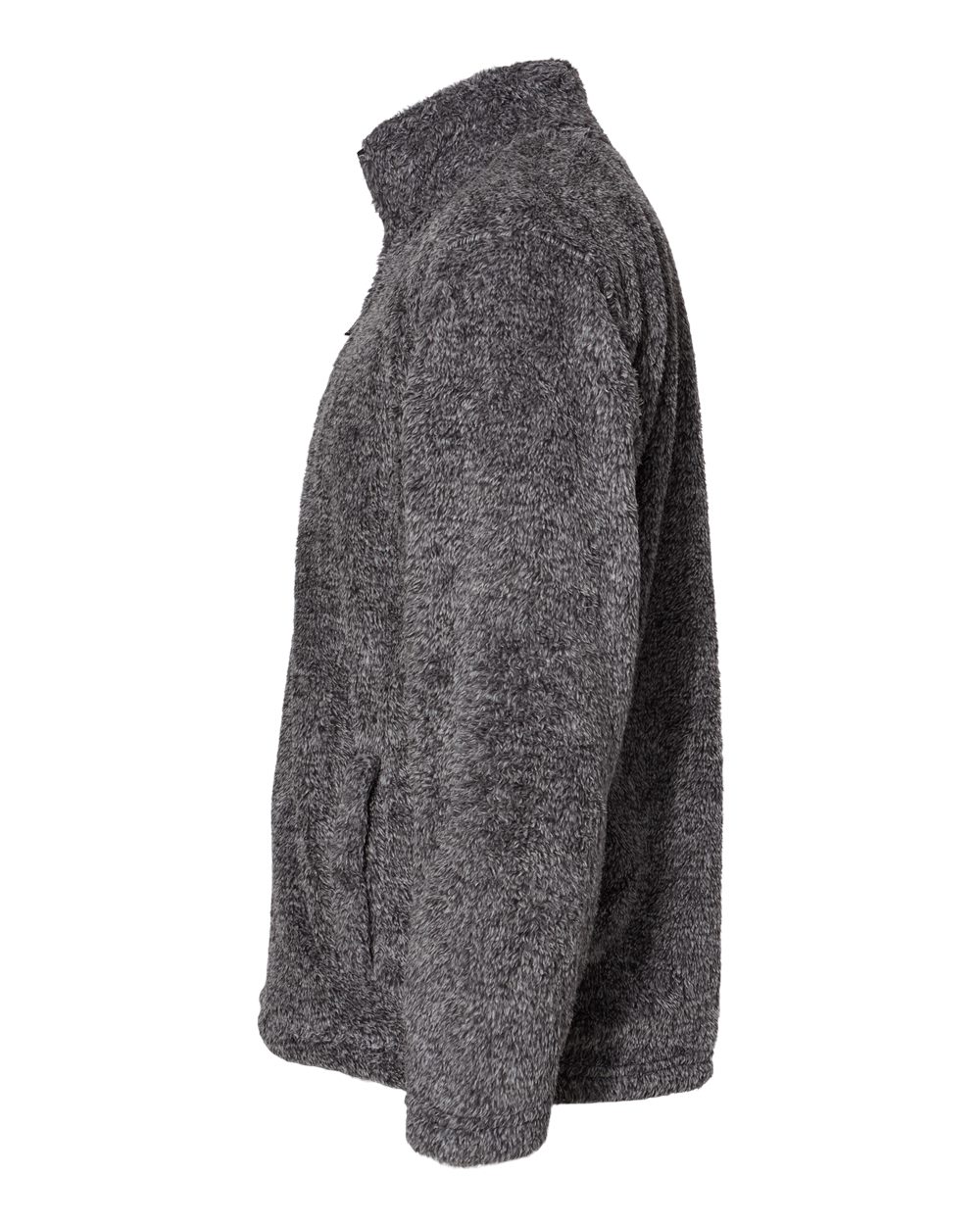 Unisex Boundary Shag Frosty Sherpa Quarter-Zip Pullover - 8464 10