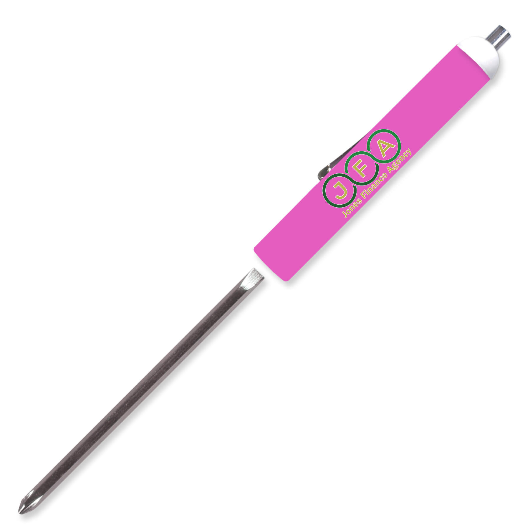 Pocket Screwdriver Reversible Flat Blade + Magnet Top 4