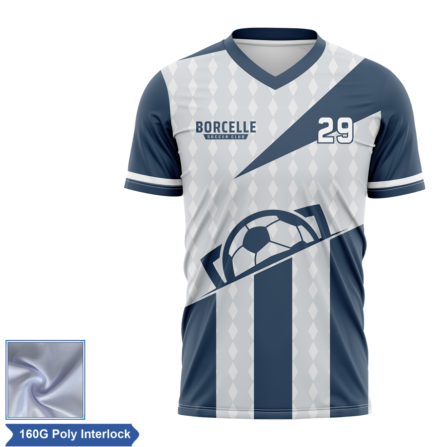 Premium Sublimation Soccer Jersey - Poly Interlock - Men's, Women's, Kids'
