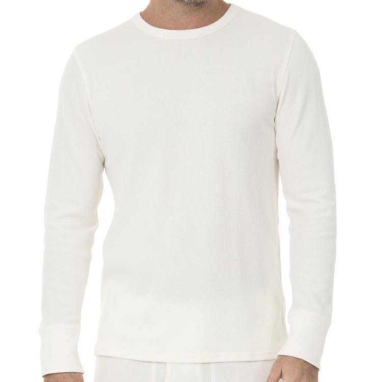 Men's Thermal Tops - White 3XL, custom hoodie or sweatshirt with logo imprint 2