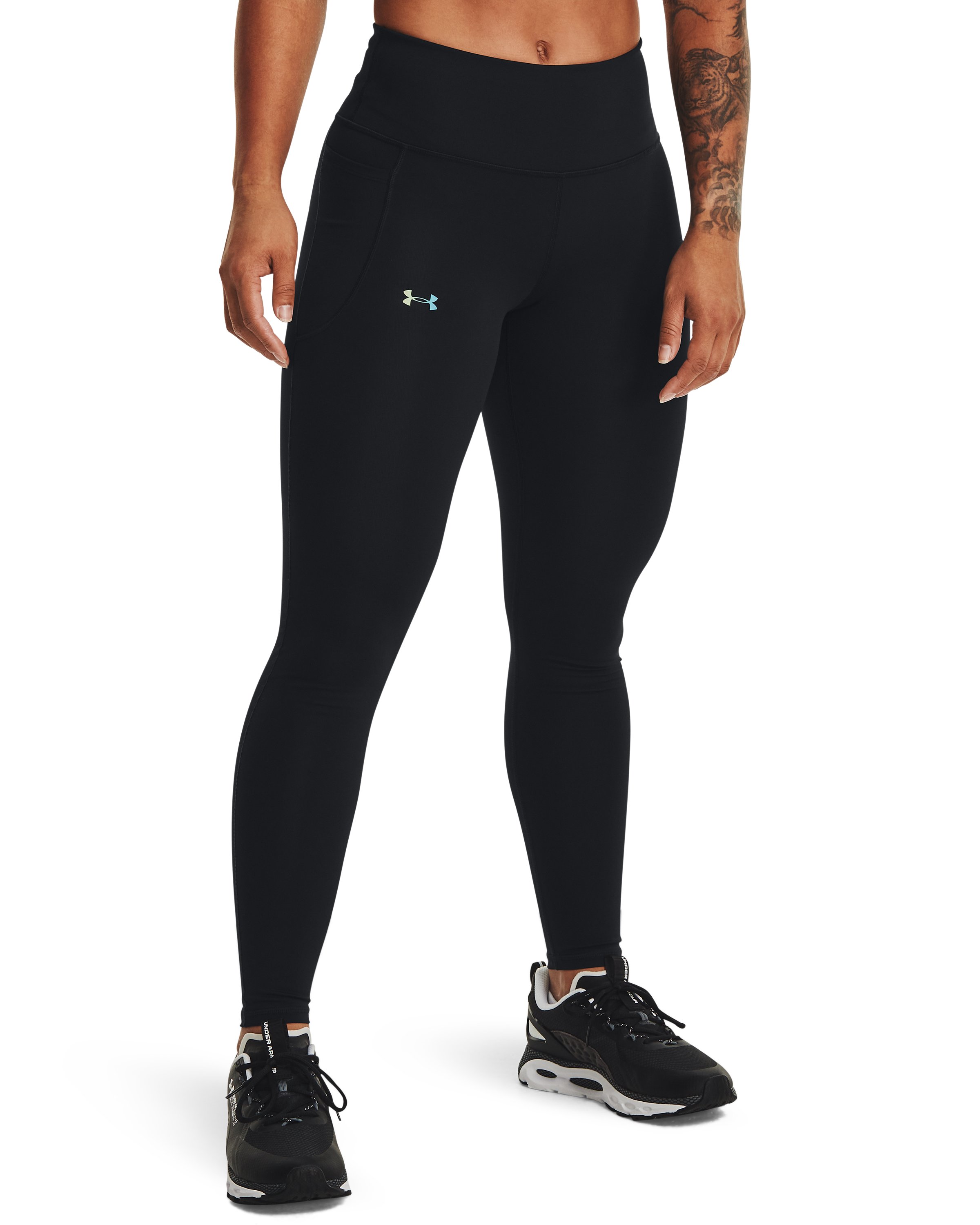Women's UA RUSH ColdGear No-Slip Waistband Full-Length Leggings 2