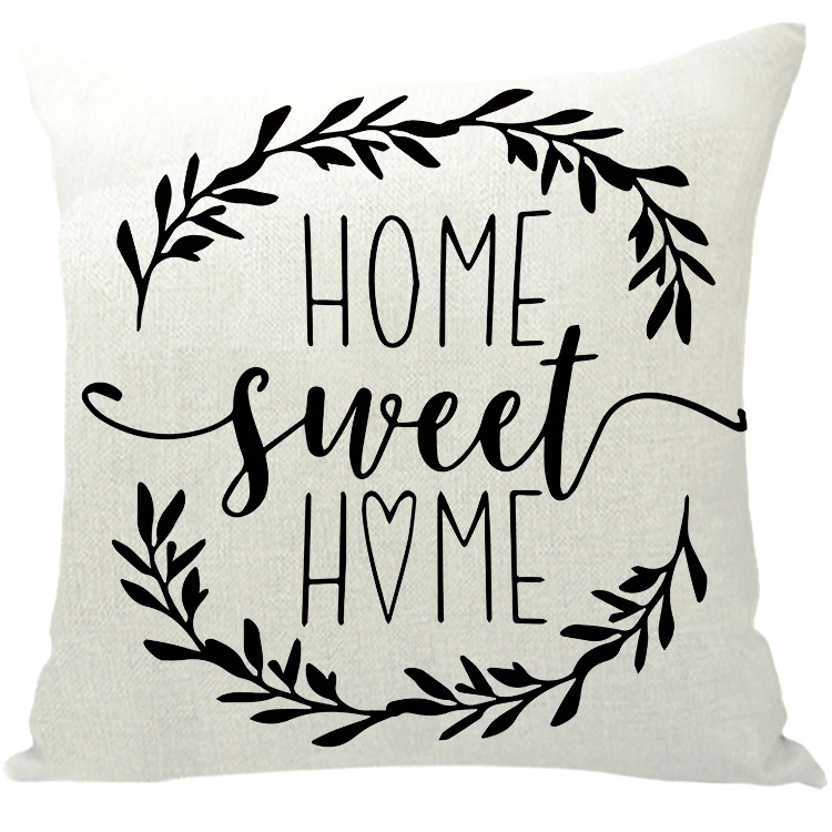 Wreath Decorative Throw Pillow Covers 6