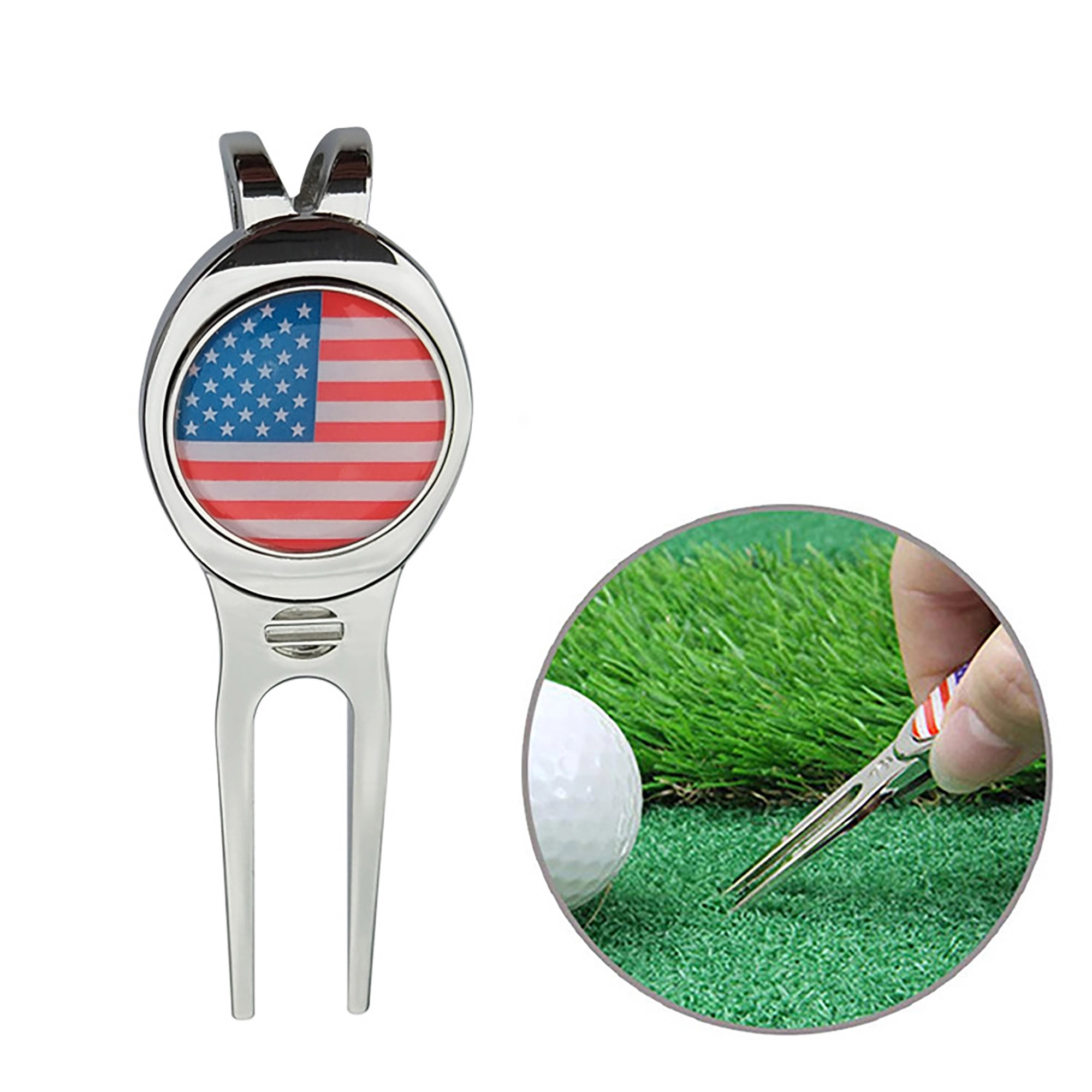 Golf Divot Tool w/Clip 3