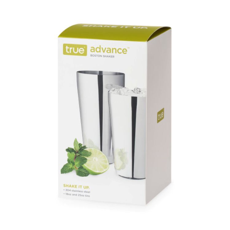 True® Stainless Steel Boston Shaker Tins 8