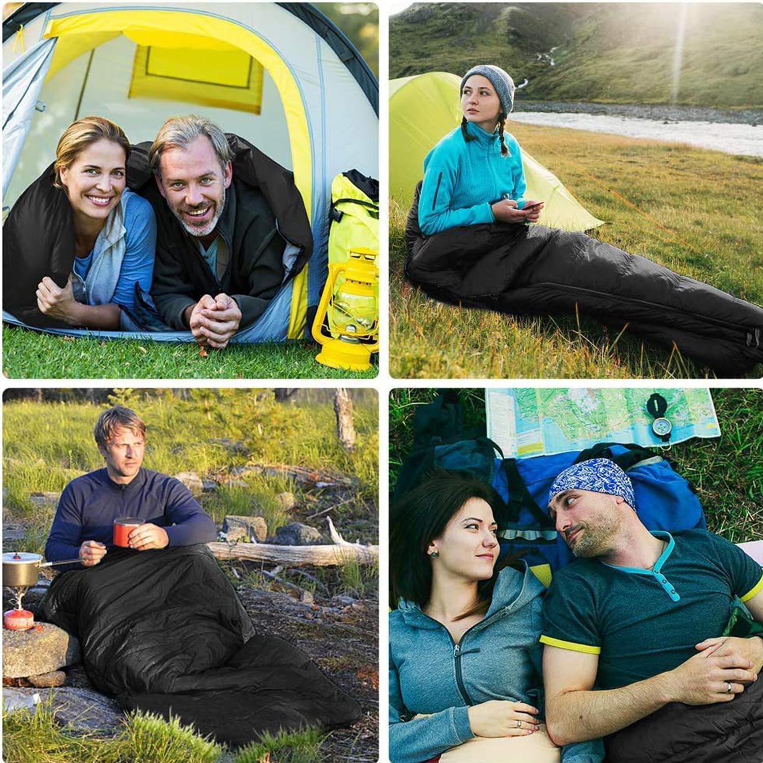 Camping Sleep Bag with Pillow 5