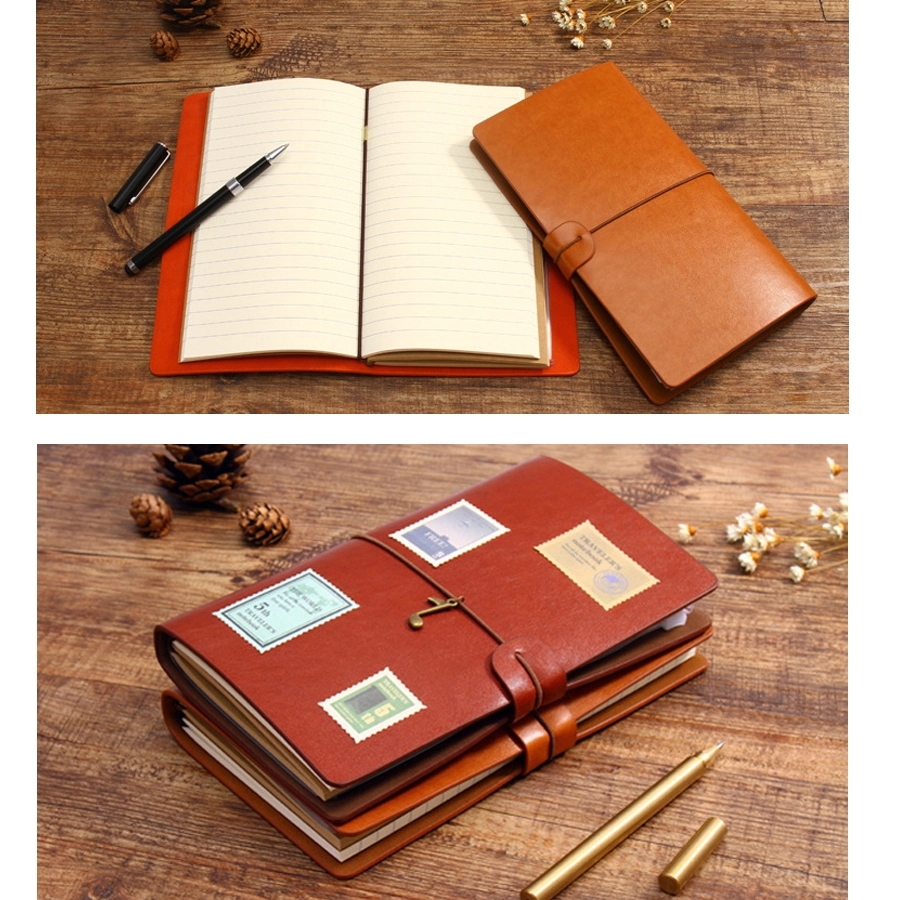 PU Leather A6 Business Travel Journal Pocket Notebook 10