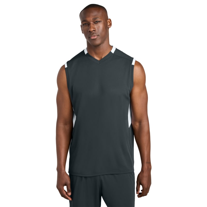 Sport-Tek Club Sleeveless V-Neck 5