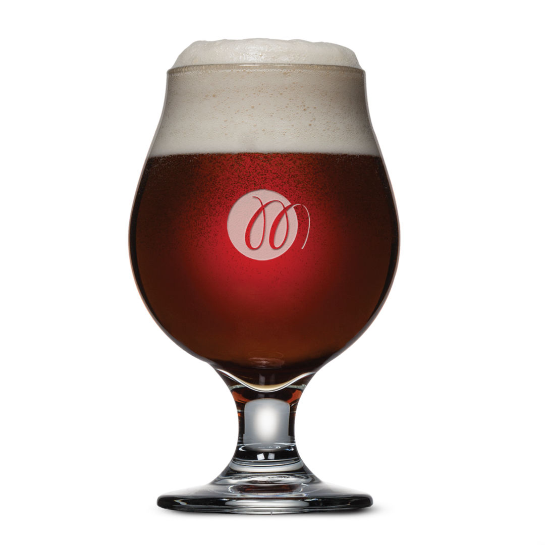 Belgian Beer Glass - Deep Etch 8