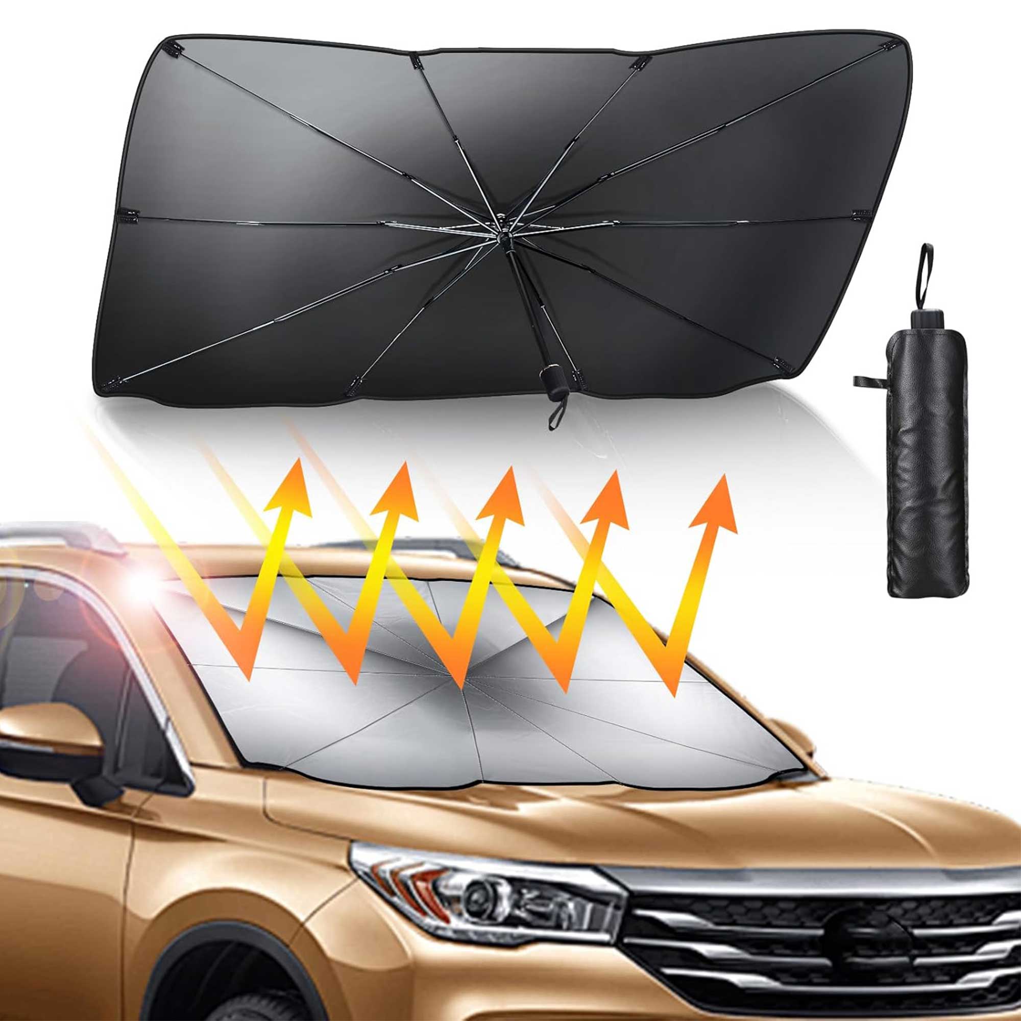 Car Sun Shade Windshield Umbrella 2