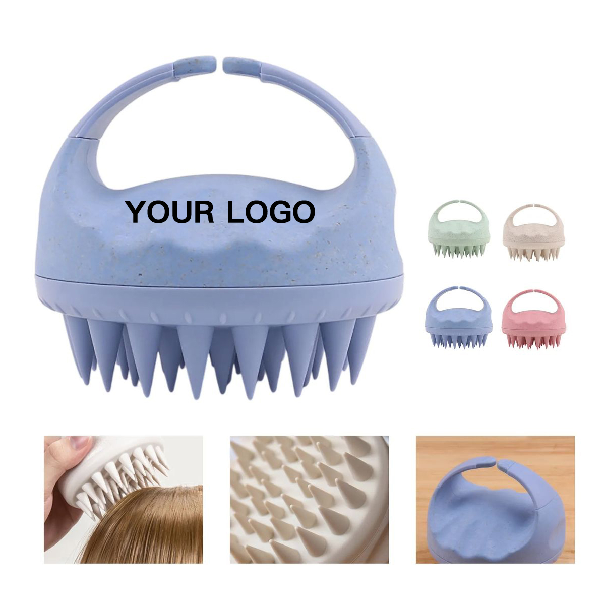 Hair Cleaning Tool with Soft Silicone Bristles 5