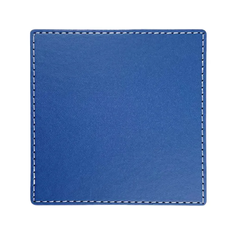 PU Leather Coaster with Stitching 1