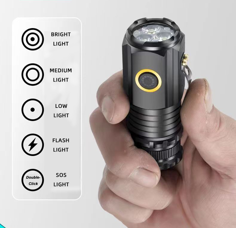 Strong Light Magnetic Aluminum Alloy Cap Clip Lamp 3