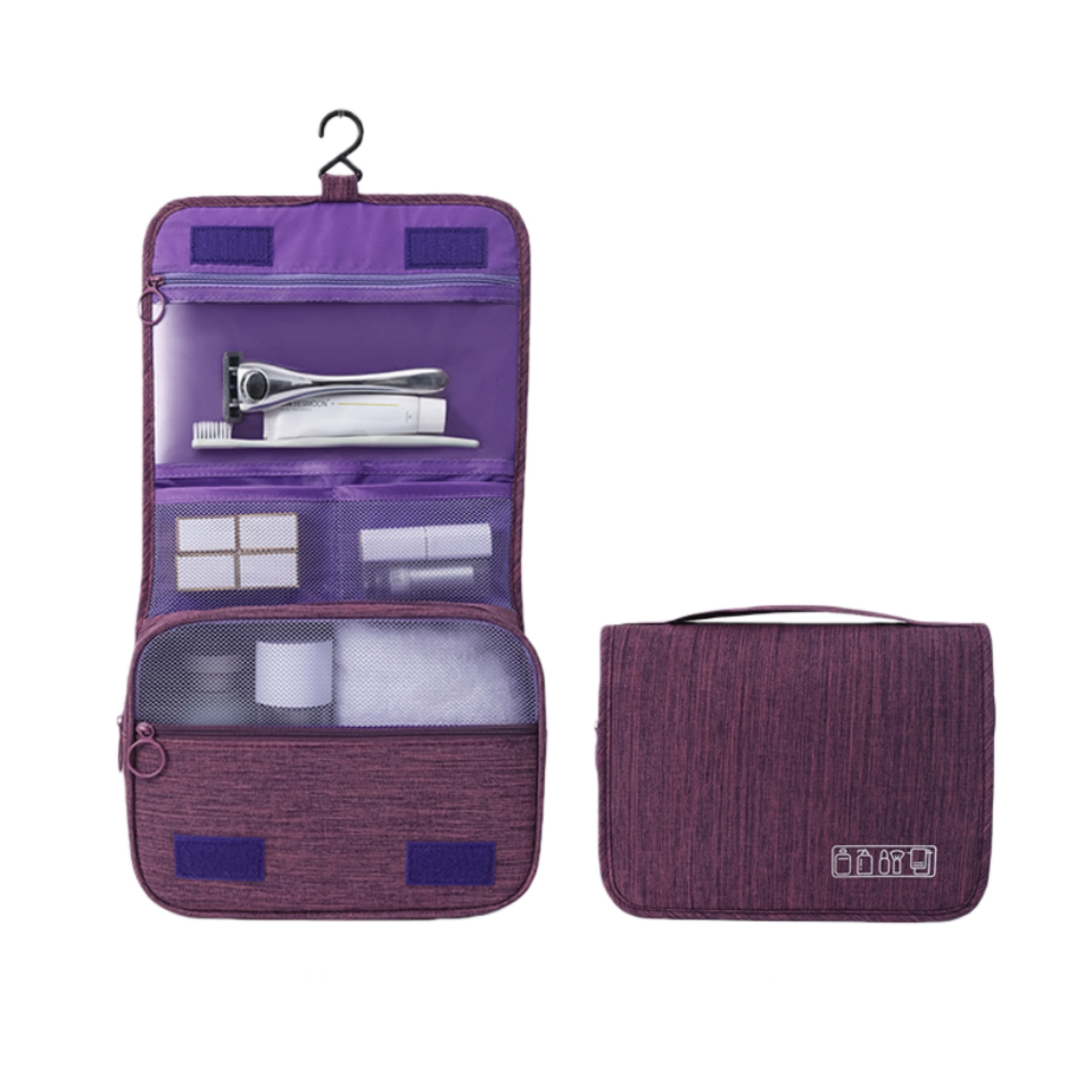 Large Capacity Hanging Travel Toiletry Bag 9