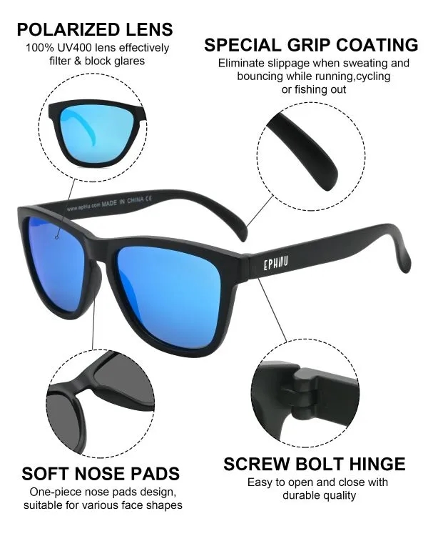 Custom Polarized Flash Lens Sunglasses 4