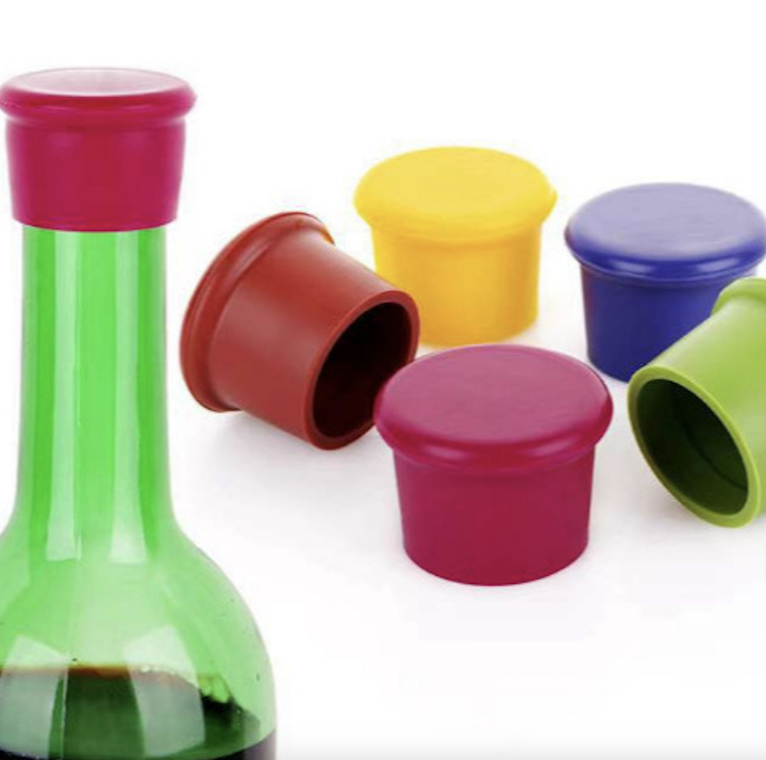 Reusable Silicone Wine Corks 2
