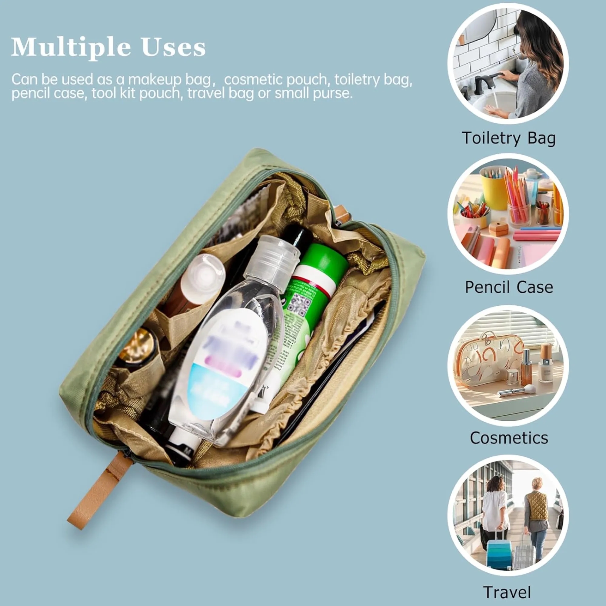 Portable Large Capacity Cosmetic Storage Travel Bag 4