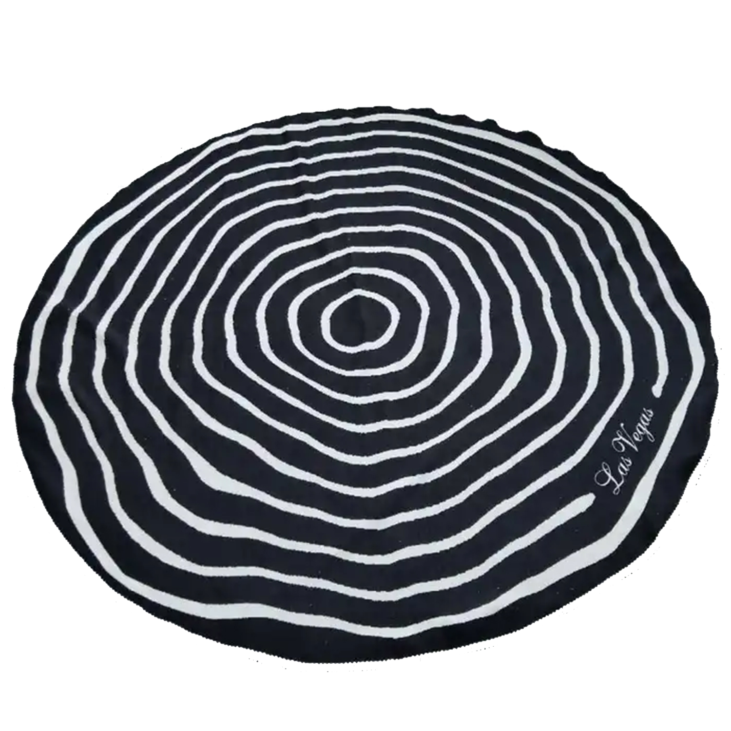 59" Round Premium Sublimated Silk Touch Velour Beach Towel 3