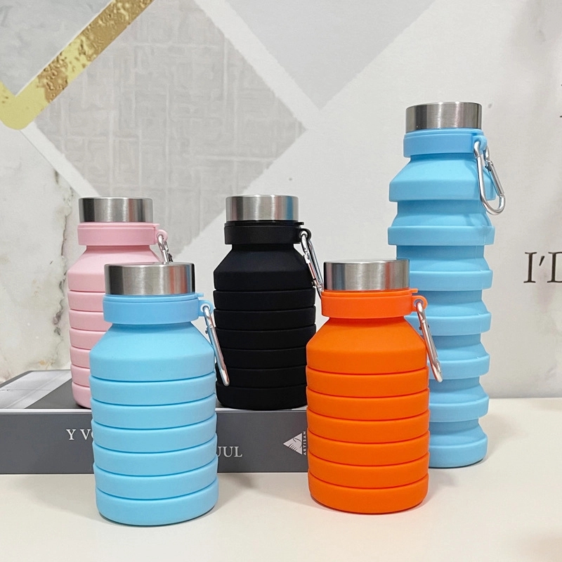 Silicone Folding Camping Cup Foldable Water Bottle 3