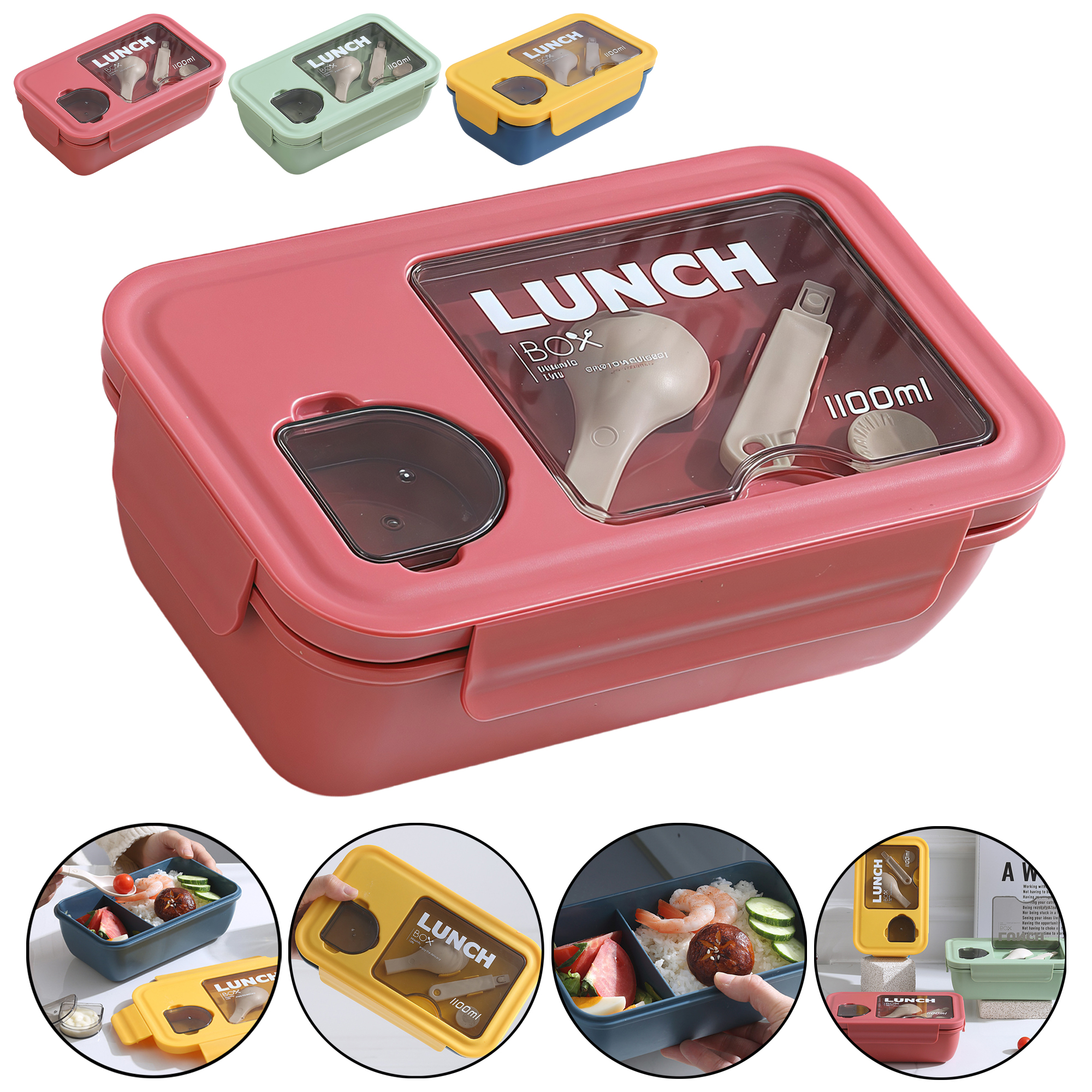 Portable Sauce Container Food-Grade Microwave Safe Lunch Box for Students Office Workers Diet Meal G 3