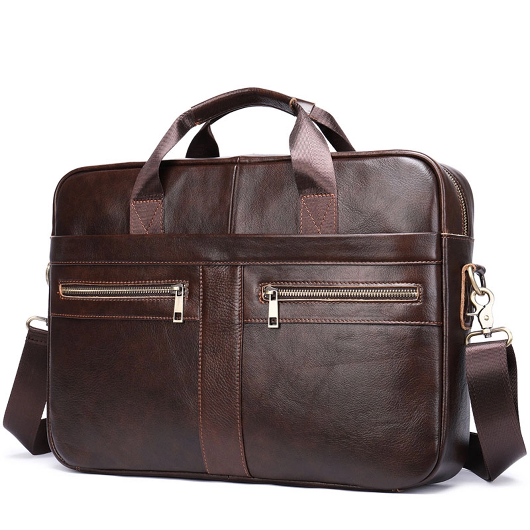 Men'S Genuine Leather Briefcases 3