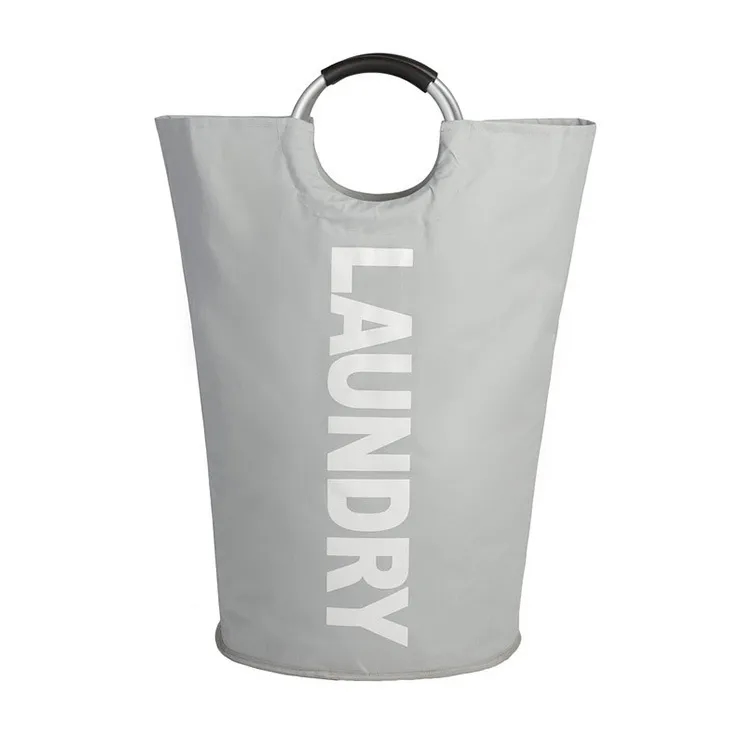 90L Large Laundry Basket Waterproof Clothes Bin Collapsible 5