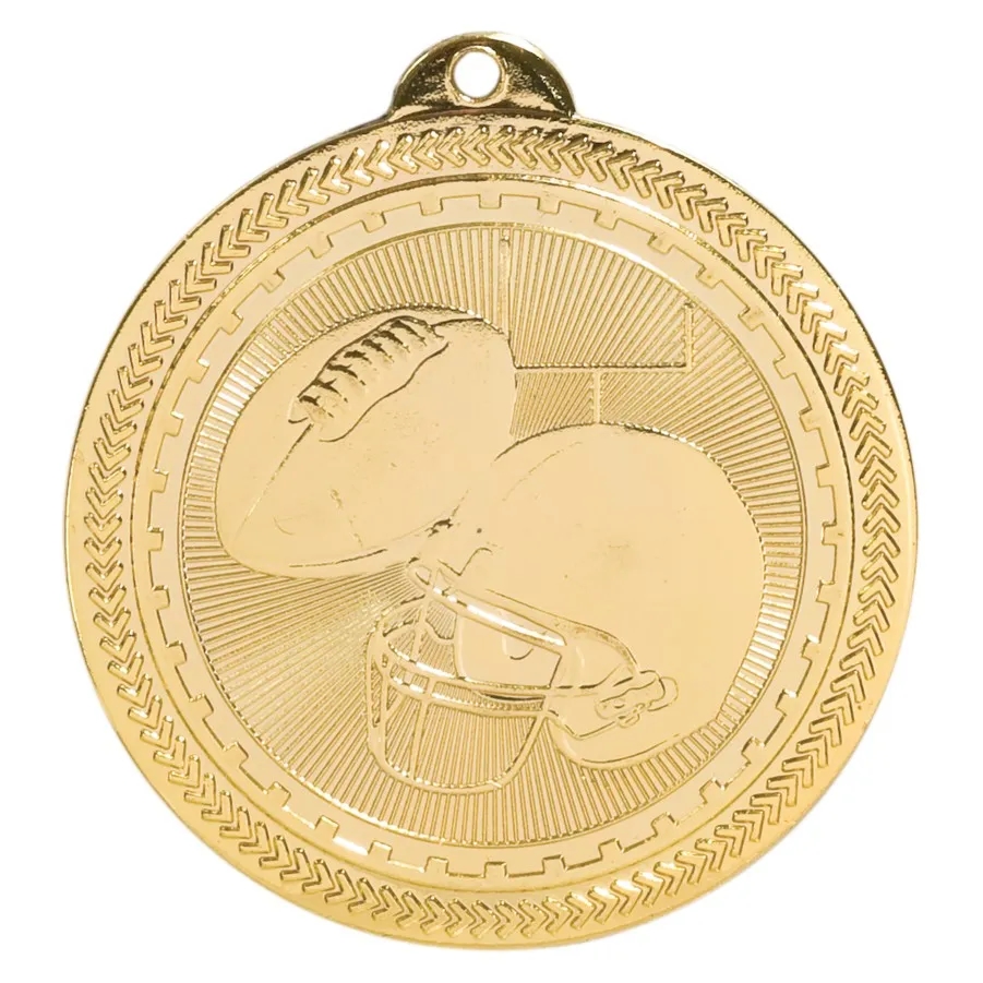 2" BriteLazer Medal-Football 1