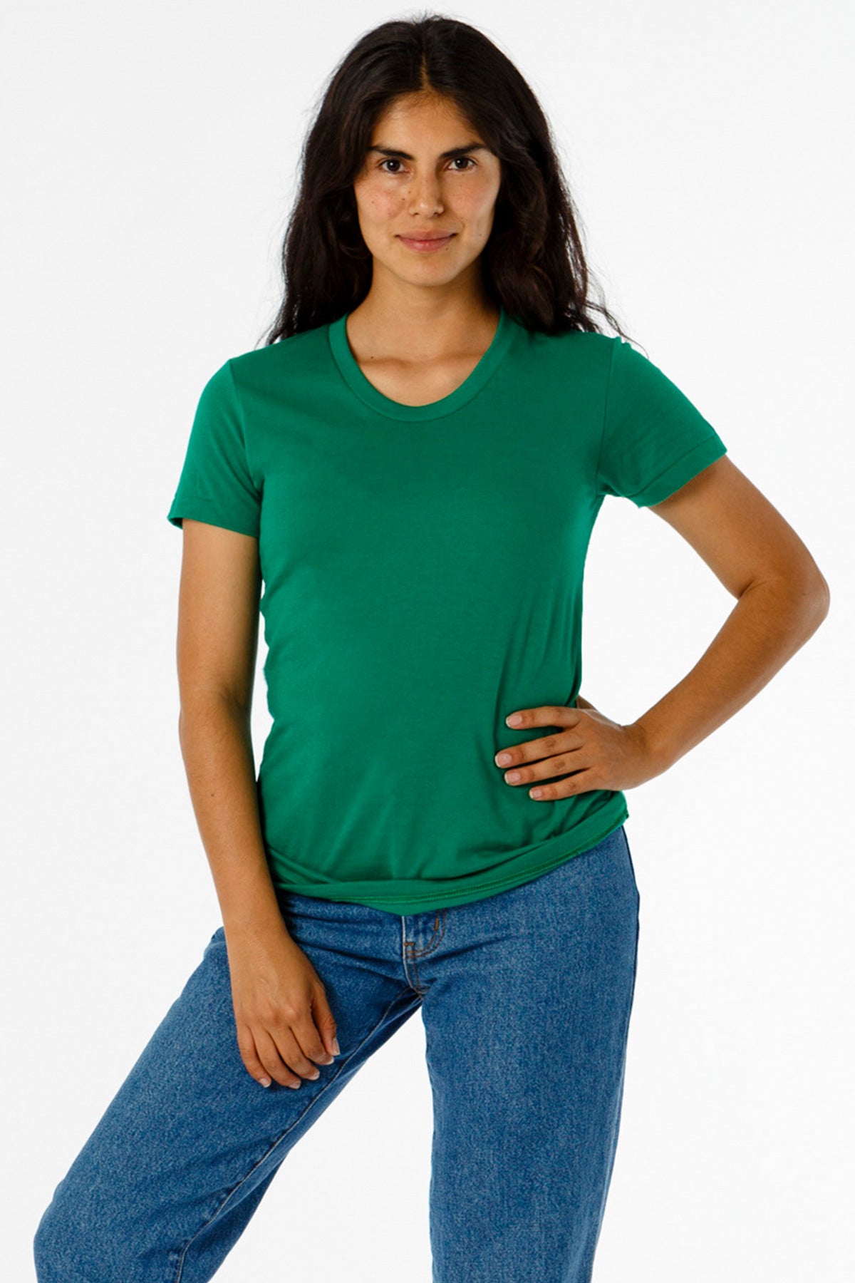 WOMEN'S POLY COTTON S/S T-SHIRT 7